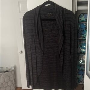 Laila Jayde Charcoal Knit Cardigan